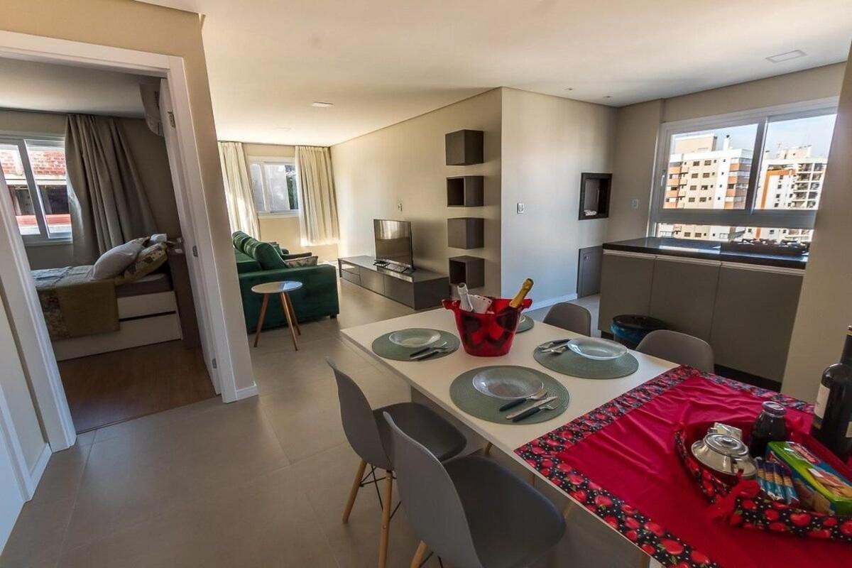 Bento Gonçalves Dallas Apartamentos Na Via Gastronomica-Estacionamento-Amplos E Equipados-Wifi מראה חיצוני תמונה