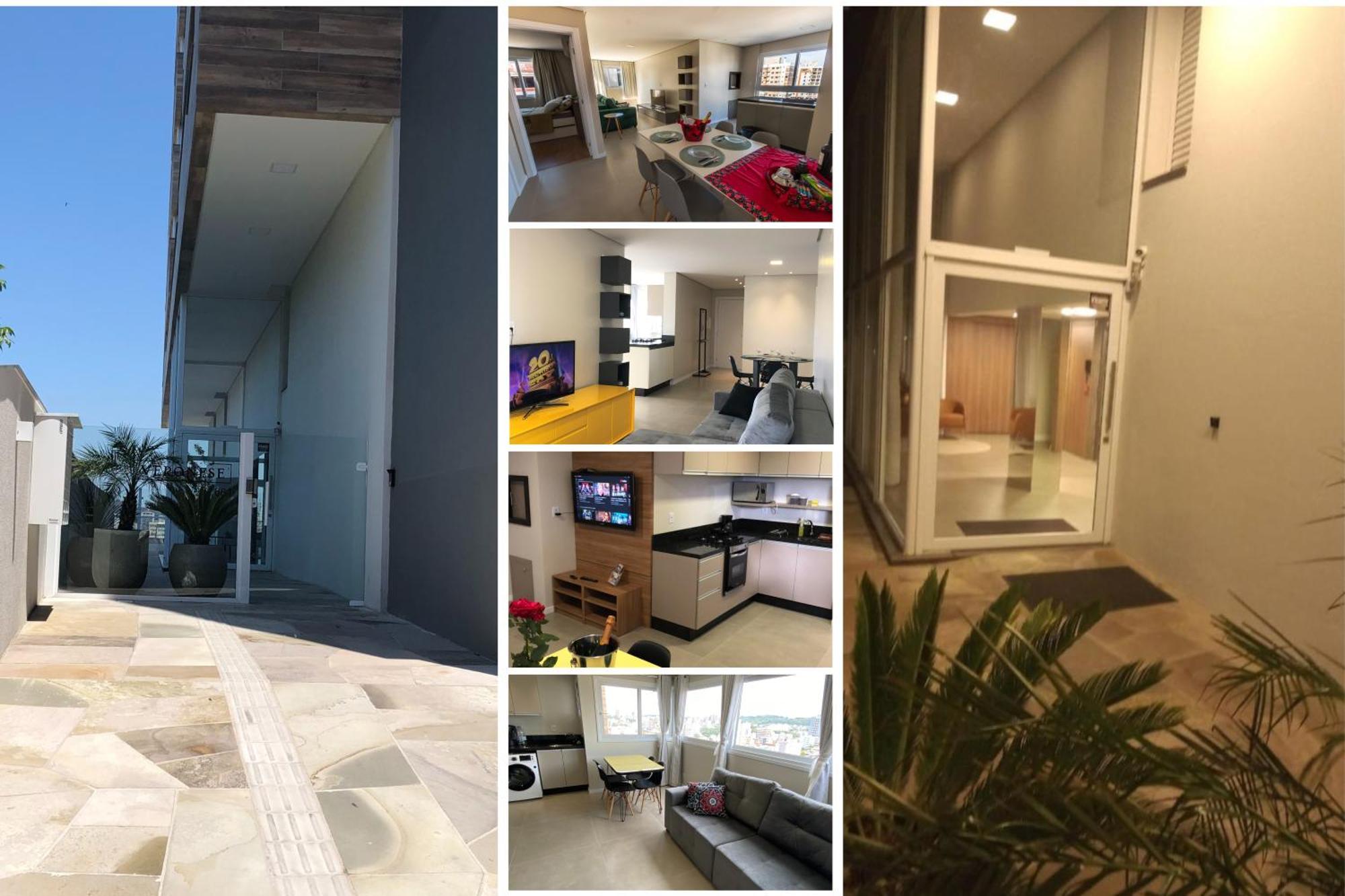 Bento Gonçalves Dallas Apartamentos Na Via Gastronomica-Estacionamento-Amplos E Equipados-Wifi מראה חיצוני תמונה